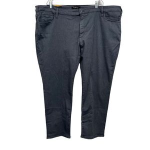 34 Heritage Mens Pants Charisma Classic Stretch 5 Pocket Zip Fly Gray Sz 50/30*